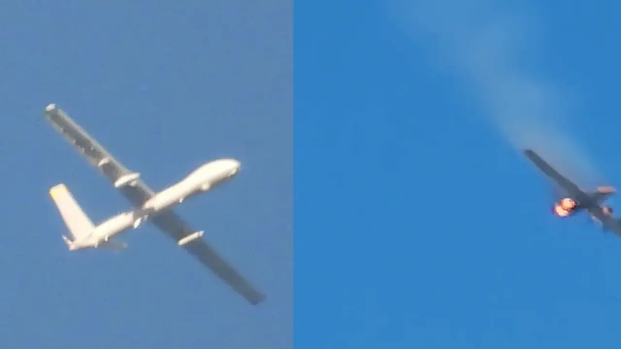 حزب الله يسقط مسيرة هرمس 900 إسرائيلية بصاروخ أرض جو جنوبي لبنان